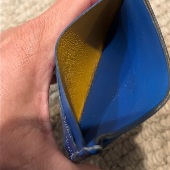 Goyard Blue Card Holder/Authentic - Picture 10 of 11